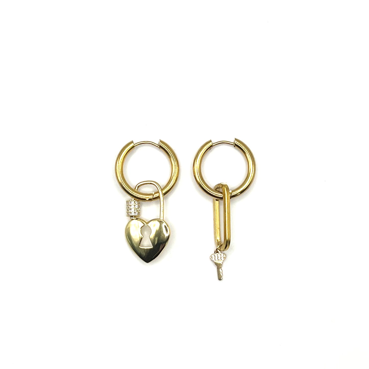Boucles d'oreilles cadenas 4