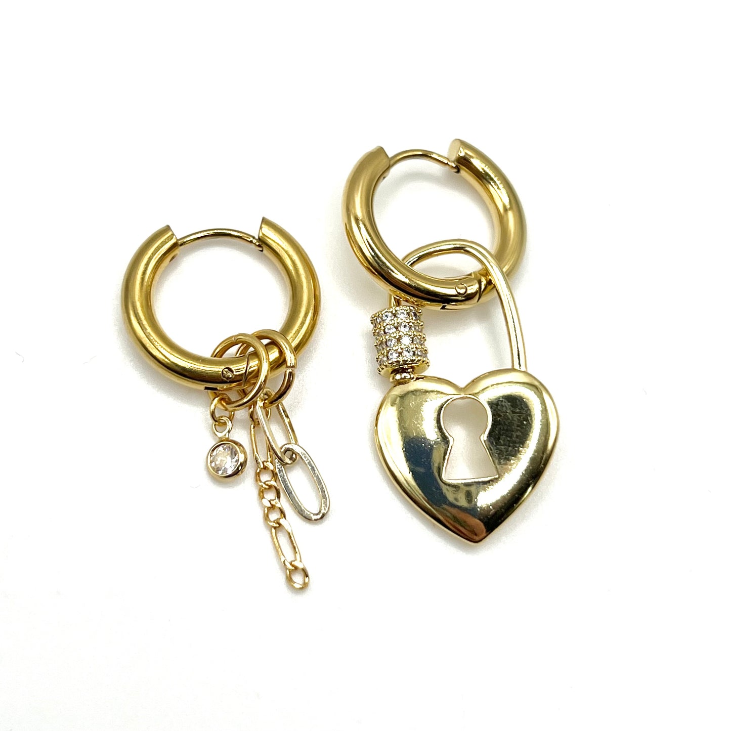 Boucles d'oreilles cadenas 2