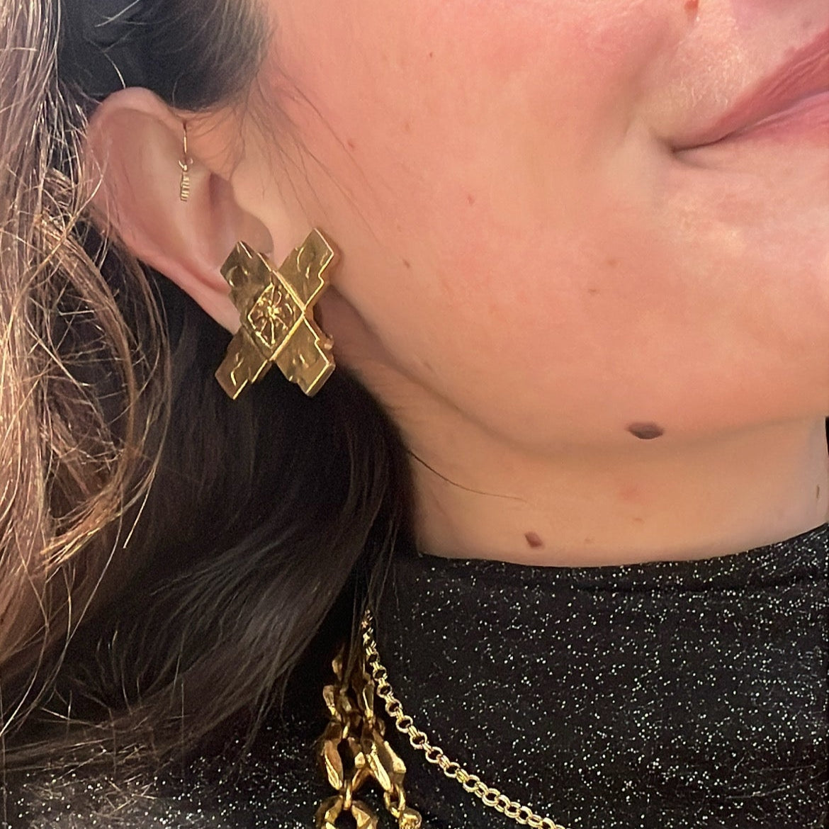 Boucles d'oreilles YSL