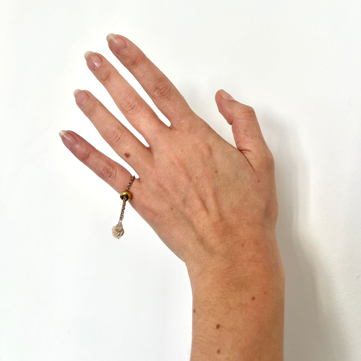 Bague Rose ajustable