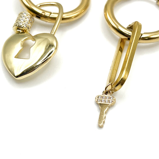 Boucles d'oreilles cadenas 4