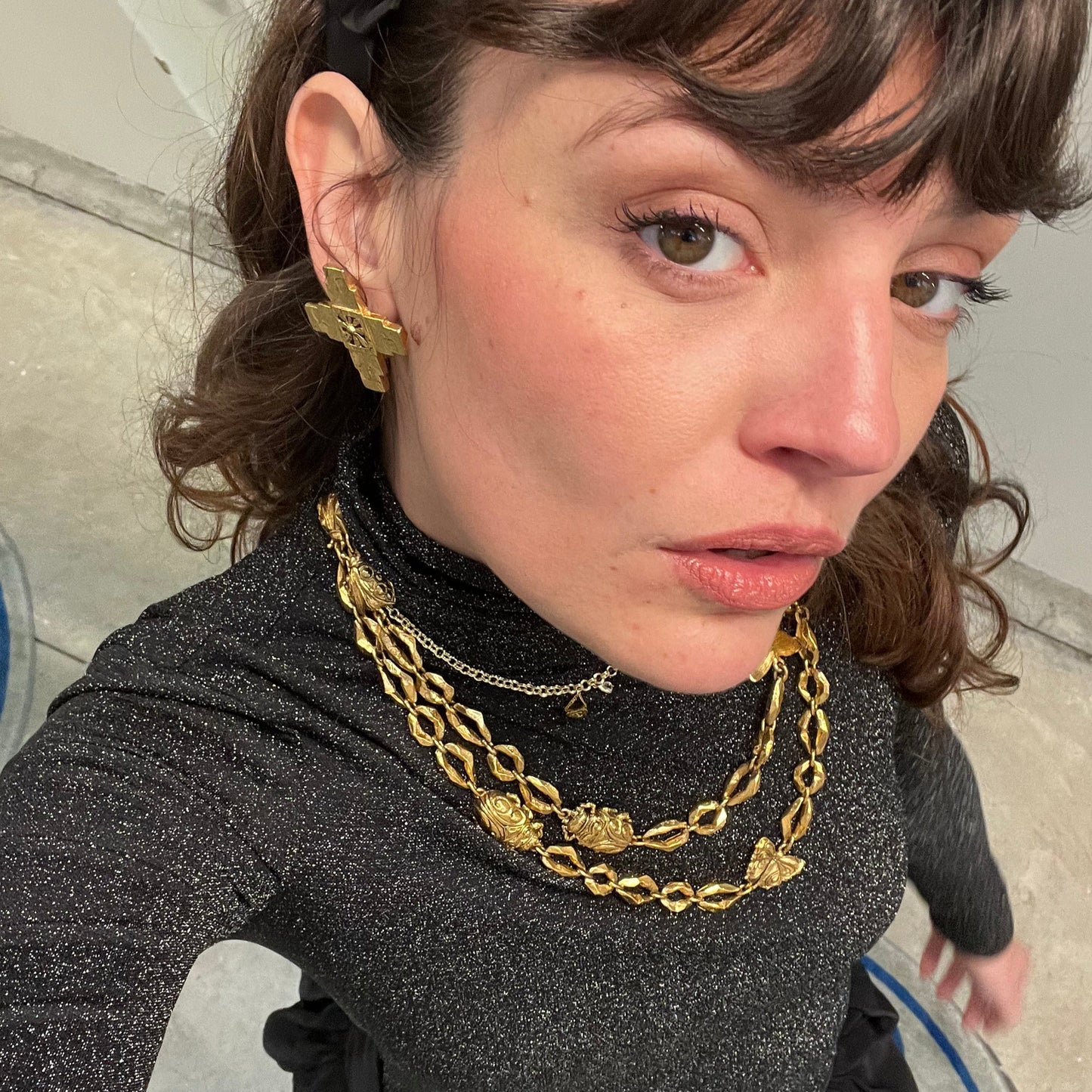 Boucles d'oreilles YSL